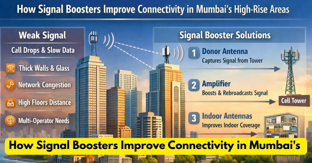 How Signal Boosters Improve Connectivity in Mumbai's high rise