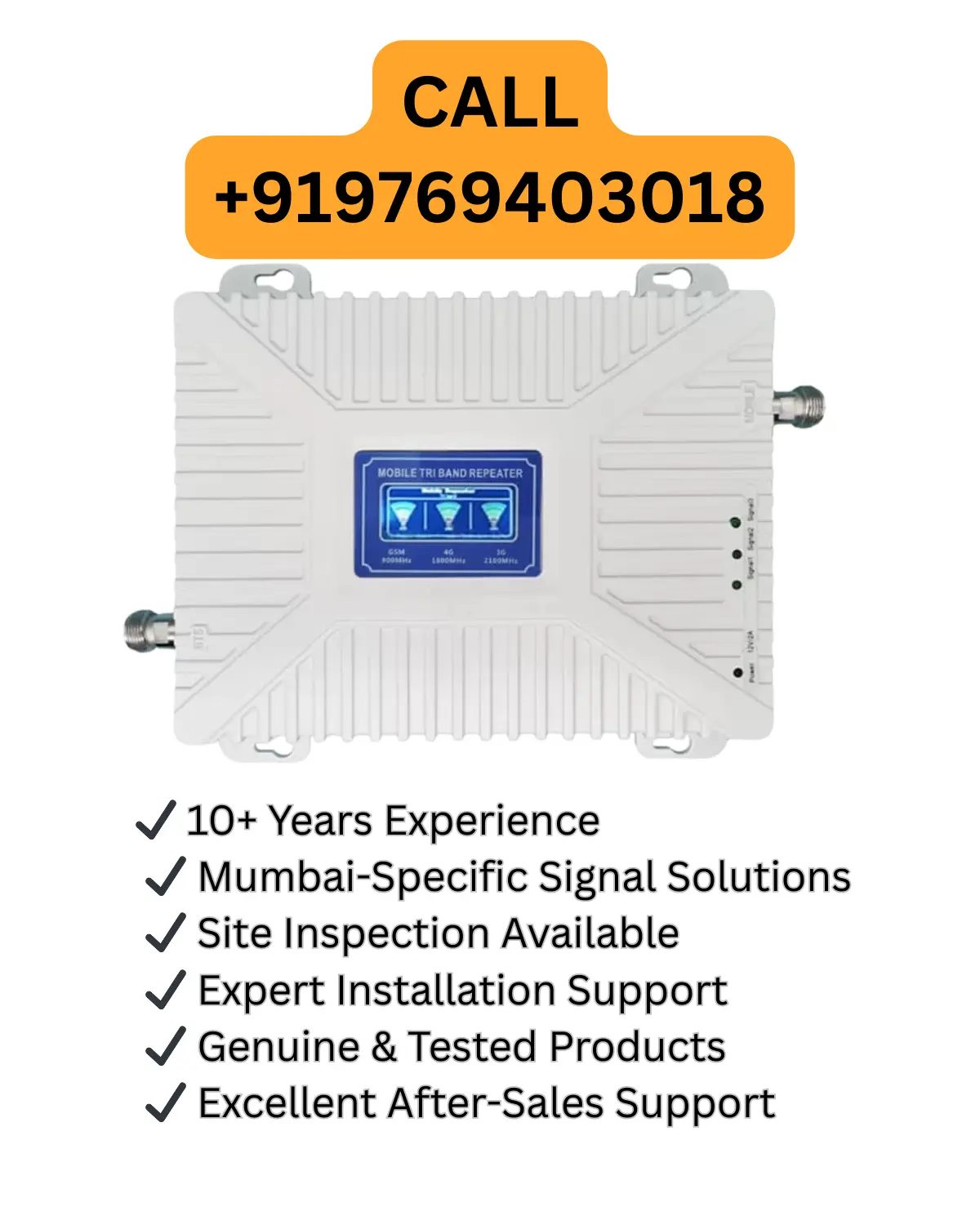 Mobile Signal Booster Call us