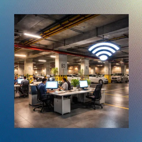 Mobile Signal Booster Mumbai- Basement Offices And Parking Areas