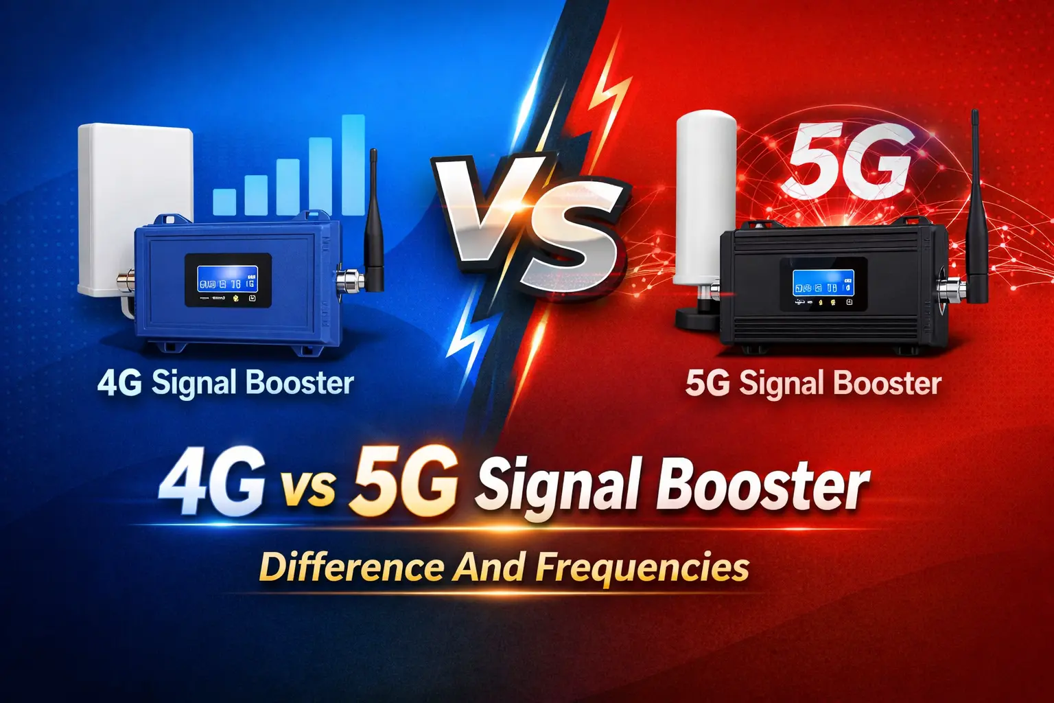 4G VS 5G signal Booster