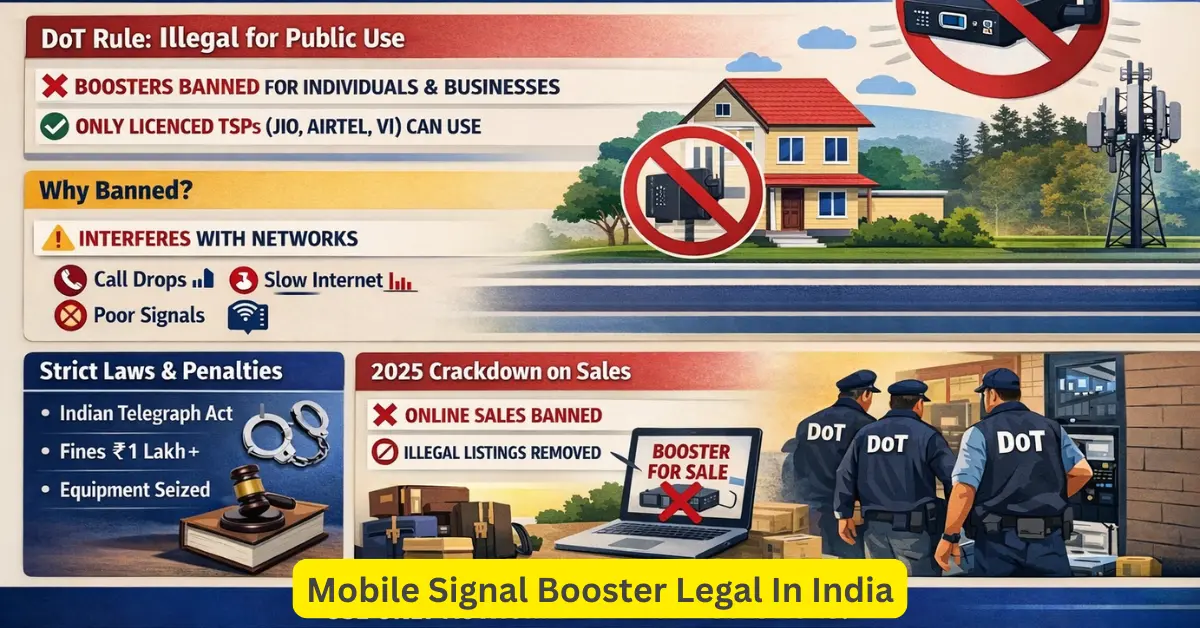 Mobile Signal Booster Legal In India